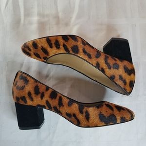 NWOT Talbots Faux Animal Print Heels